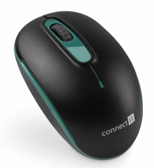 Connect IT bezdrátová optická myš, zelená (CMO-1000-GR)