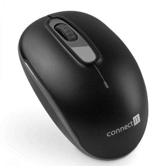 Connect IT bezdrátová optická myš, šedá (CMO-1000-GY)