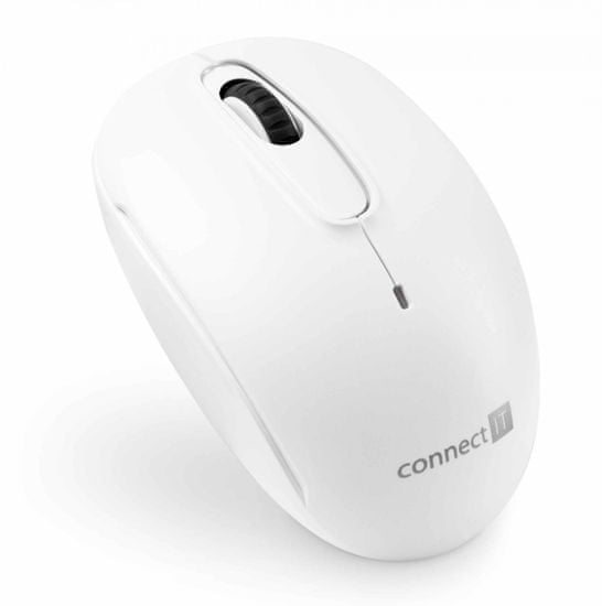 Connect IT bezdrátová optická myš, bílá (CMO-1000-WH)