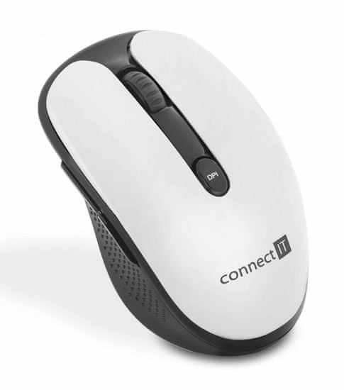 Connect IT bezdrátová optická myš, bílá (CMO-3000-WH)