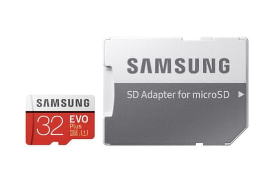 Samsung micro SDHC 32GB EVO Plus + SD adaptér (MB-MC32GA/EU)
