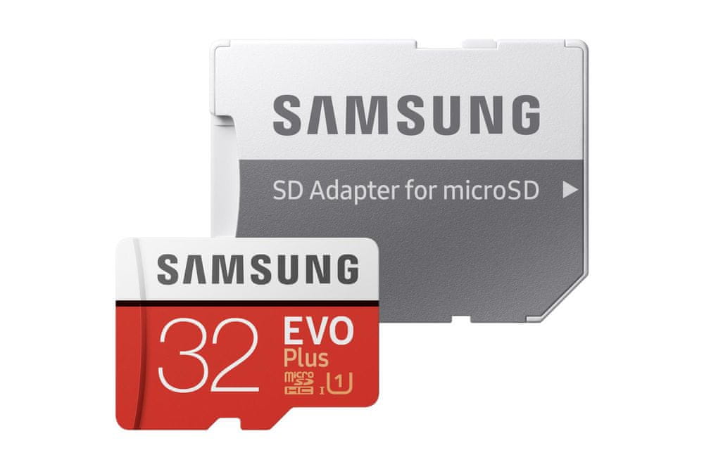 Levně Samsung micro SDHC 32GB EVO Plus + SD adaptér (MB-MC32GA/EU)