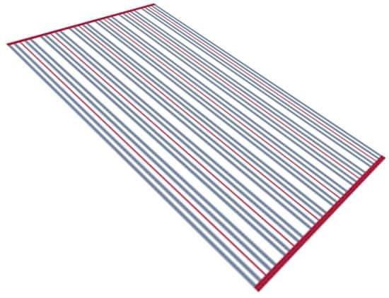 Carbotex Plážová osuška Ropes Modrá 90x170 cm