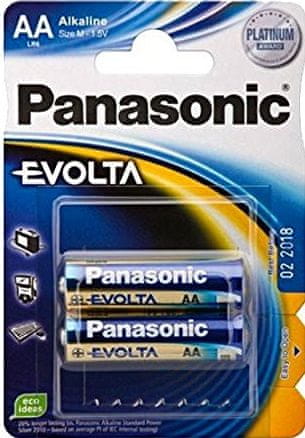 Panasonic baterie Evolta LR6EGE/2BP, 2 ks