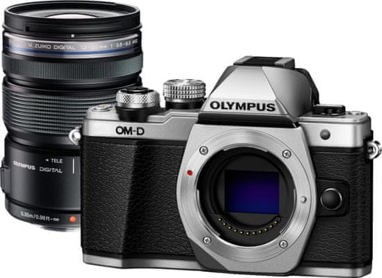 Olympus OM-D E-M10 Mark II Silver/Black + M.ZUIKO ED 12-50 mm EZ Black