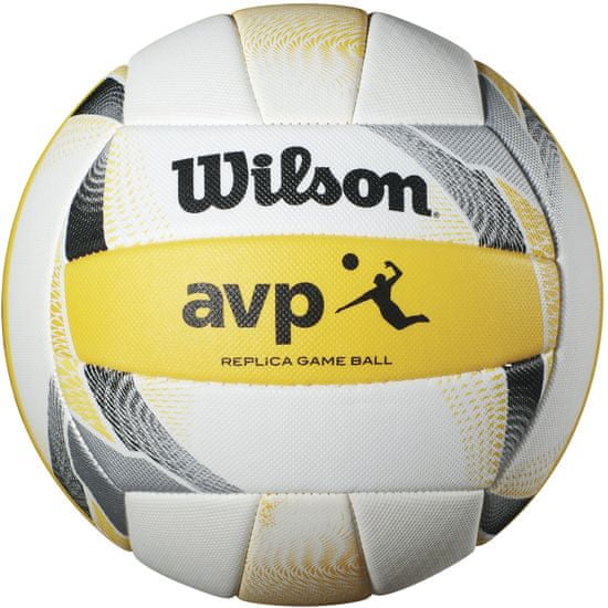 Wilson Avp II Replica Beach White Yellow Volleyball