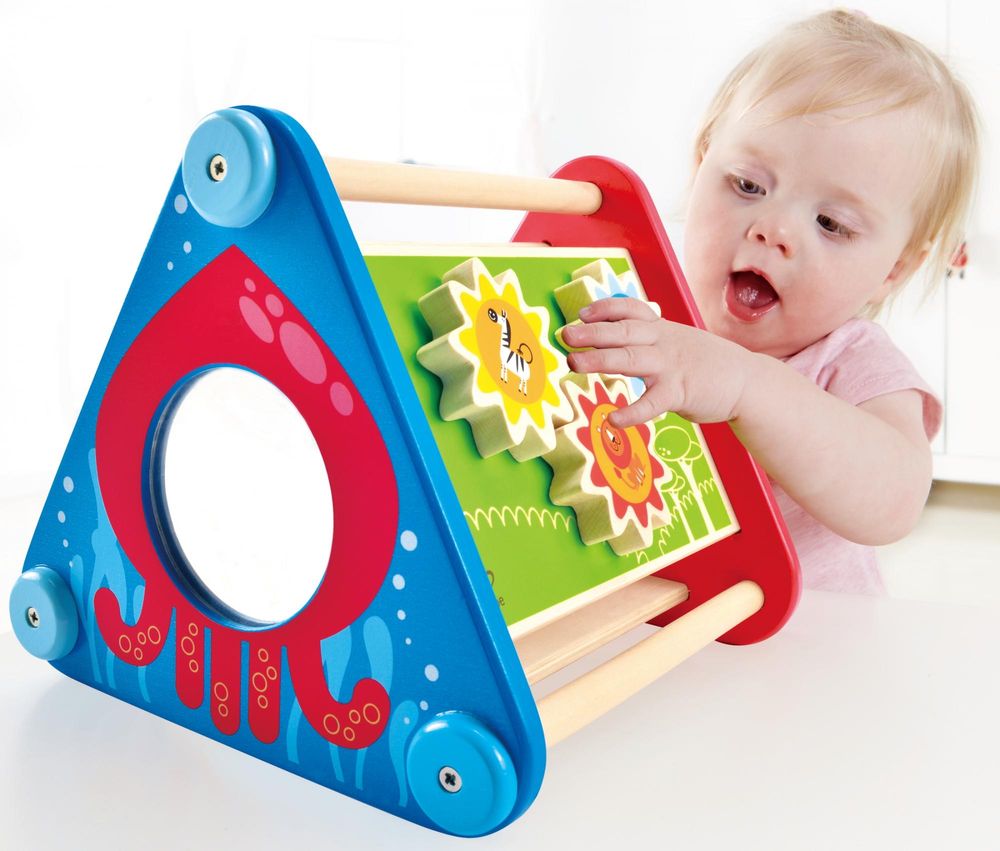 Levně Hape Baby Einstein hračka dřevěná labyrint Color Mixer