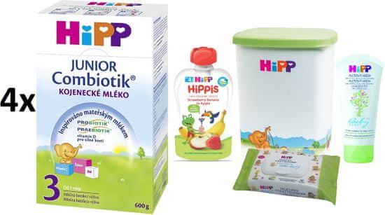 HiPP 3 JUNIOR Combiotic - 4x600g + DÁRKY