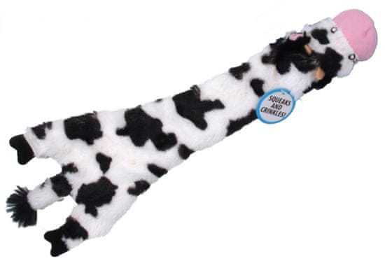Dog Fantasy Hračka Skinneeez šustící kráva 35cm