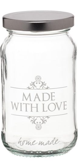 Kitchen Craft Sklenice „Made with love“ 454 ml – 3 ks