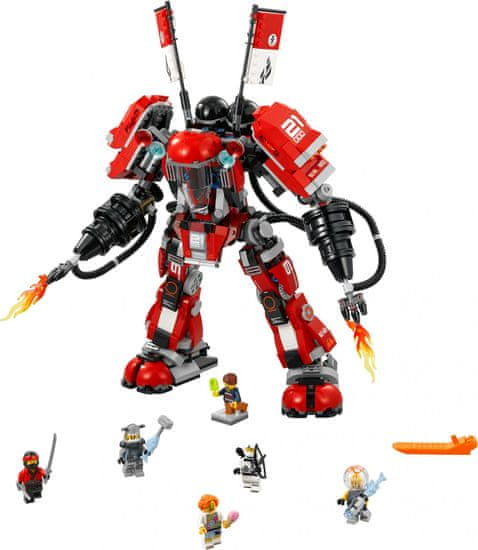 LEGO NINJAGO™ 70615 Ohnivý robot - rozbaleno