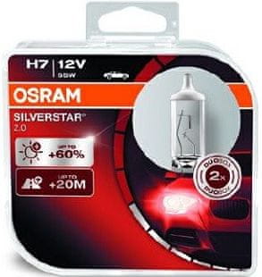 Osram 12V H7 55W PX26d 2ks Silverstar 2.0