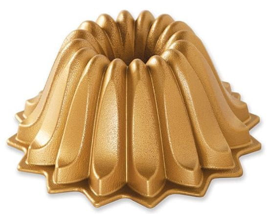 Nordic Ware Forma na bábovku, Lotus, zlatá