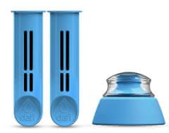 DAFI Náhradní filtr 2 ks + víčko pro filtrační láhev modrá