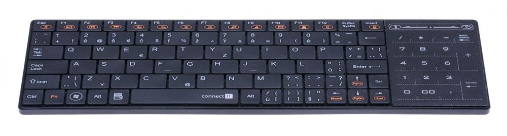 Connect IT bezdrátová klávesnice + touch pad/num pad KW3100 (CI-210) - zánovní
