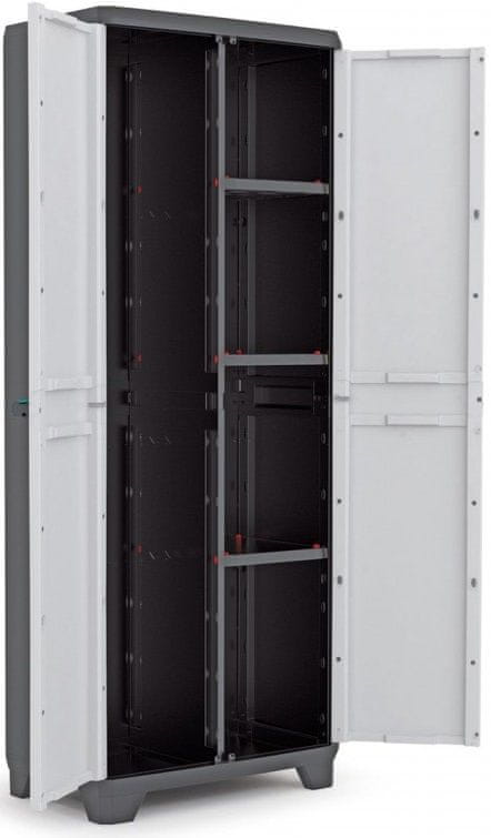 Kis Policová skříň Linear Utility cabinet (009726BKGLCBS)