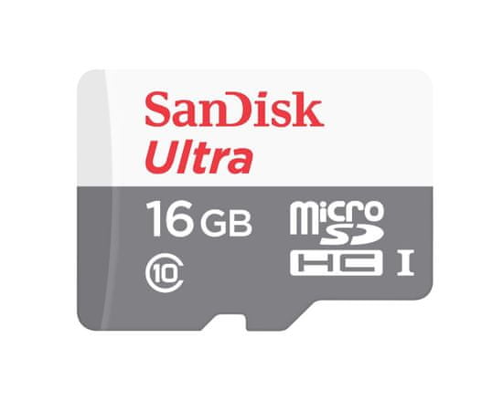 SanDisk micro SDHC Ultra 16GB 48MB/s UHS-I (SDSQUNB-016G-GN3MN)