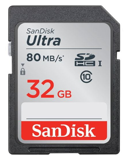 SanDisk SDHC Ultra 32GB 80MB/s UHS-I (SDSDUNC-032G-GN6IN)