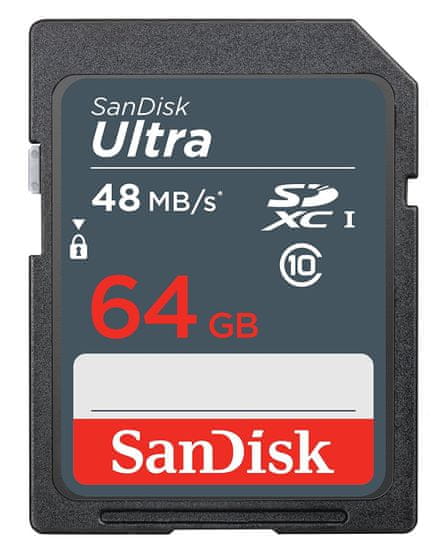 SanDisk SDXC Ultra 64GB 48MB/s UHS-I (SDSDUNB-064G-GN3IN)