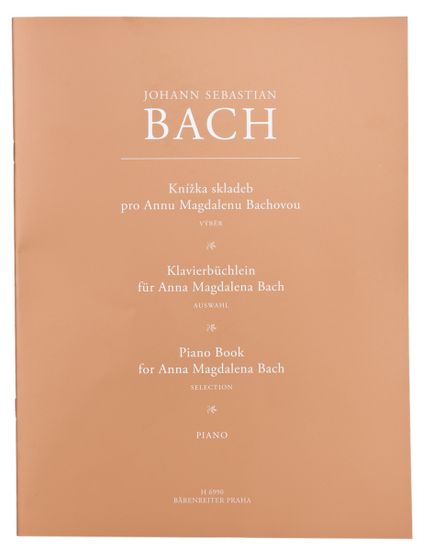 KN Knížka skladeb pro Annu Magdalenu Bachovou - výběr Škola hry na klavír