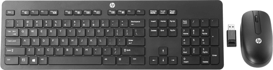HP Slim bezdrátová černá klávesnice + myš (T6L04AA)