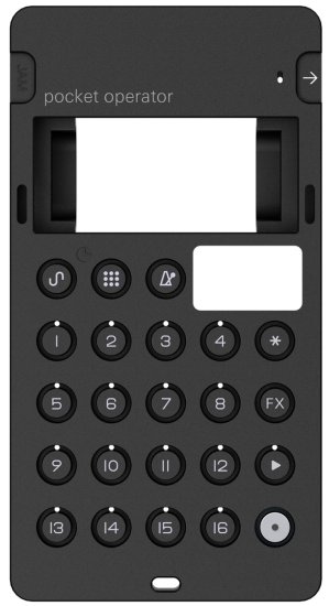 Teenage CA-X Black Pouzdro pro Pocket Operator