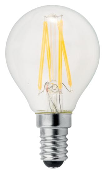 GE Lighting LED žárovka, Filament Deco Spherical, E14 2,5W, teplá barva