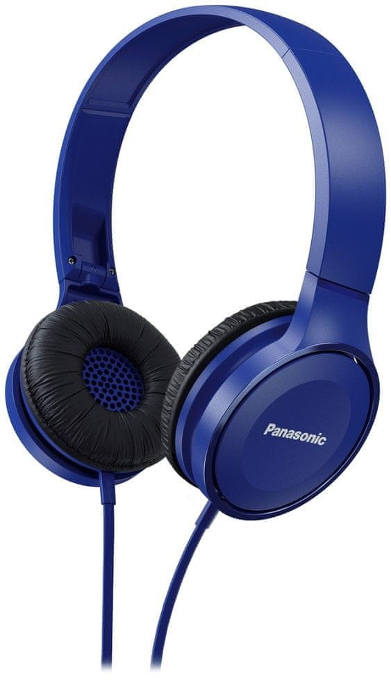 Levně Panasonic RP-HF100E-A sluchátka, modrá - použité