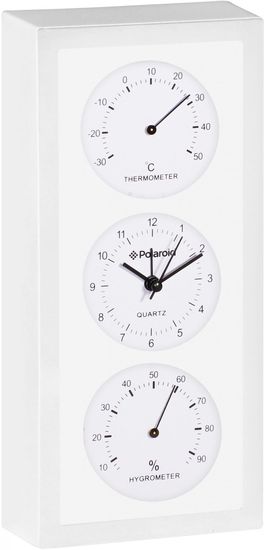 TimeLife Teploměr s vlhkoměrem a hodinami TL-180