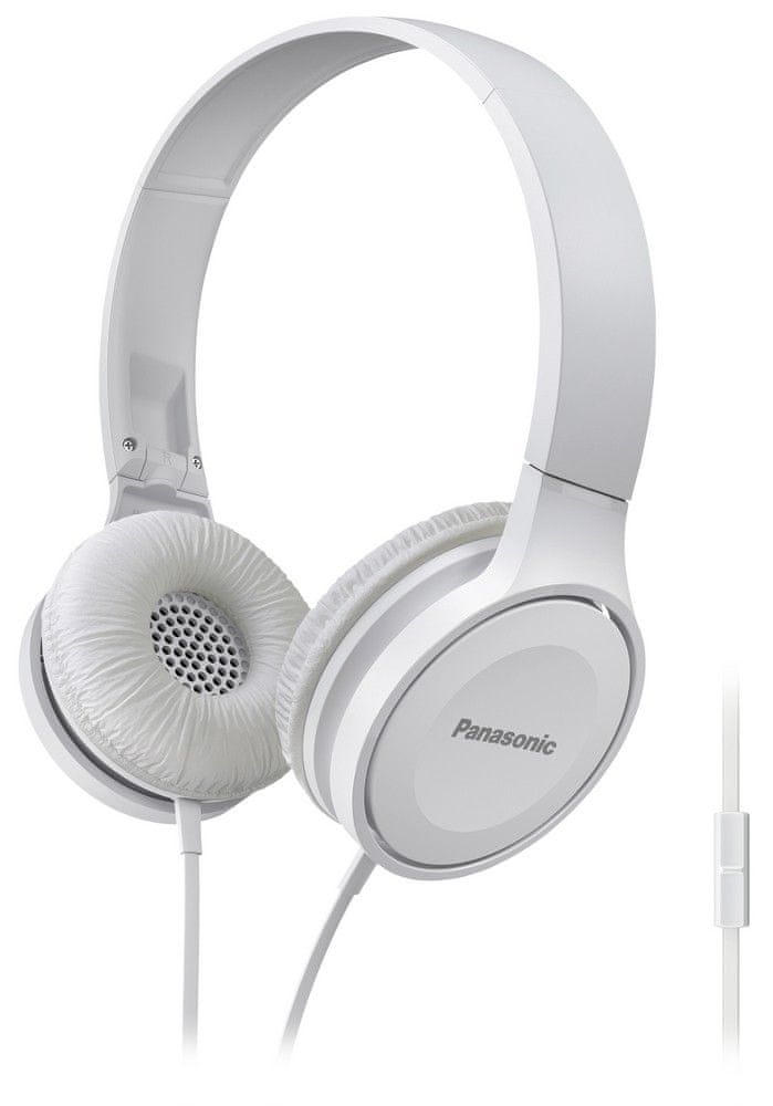 Panasonic RP-HF100ME-W sluchátka s mikrofonem, bílá