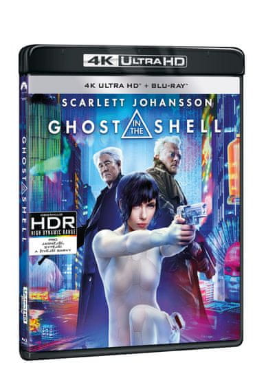 Ghost in the Shell (2 disky) - Blu-ray + 4K ULTRA HD
