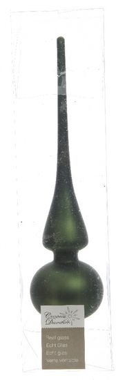 Kaemingk Špička na stromeček 26 cm, tmavě zelená mat