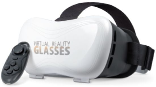 Forever VRB-100 3D brýle s ovladačem, bílá