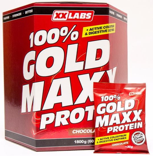XXlabs 100% Gold Maxx Protein 1800g Čokoláda