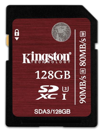 Kingston Kingston SDXC 128GB 90MB/s UHS-I U3 (SDA3/128GB)