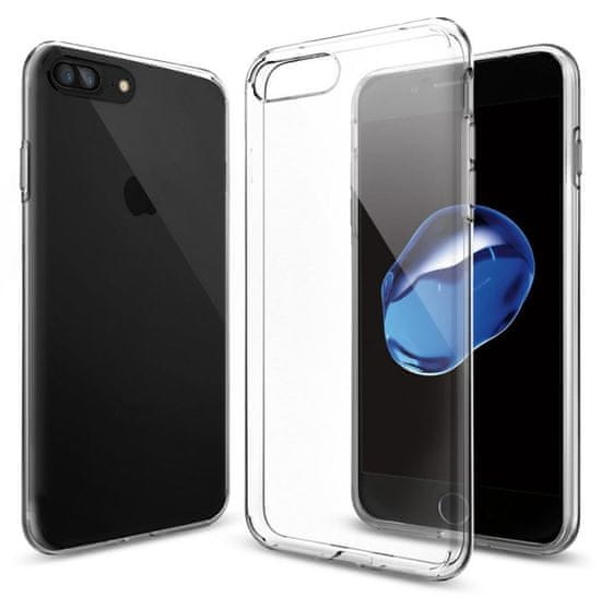 Spigen Ochranný kryt Liquid Crystal pro Apple iPhone 7/8 Plus, transparentní 043CS20479
