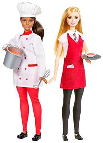 Mattel Barbie s kamarádkou Šéfkuchařka a číšnice