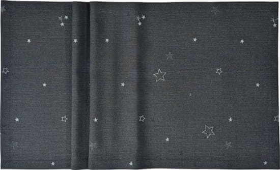 Sander středový pás Just Stars 50x150 cm, šedá