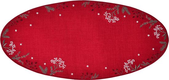 Sander dekorativní ubrus Winter Joy 28x58 cm, červená
