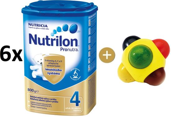 Nutrilon 4 Pronutra - 6×800g + SES Barevná kulička