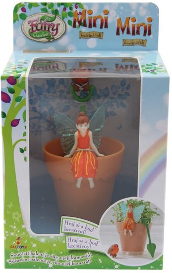 Alltoys My Fairy Garden - mini květináč oranžová