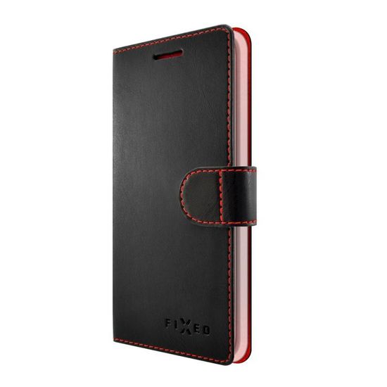 FIXED Pouzdro typu kniha Fit pro Huawei Nova Smart, černá - rozbaleno