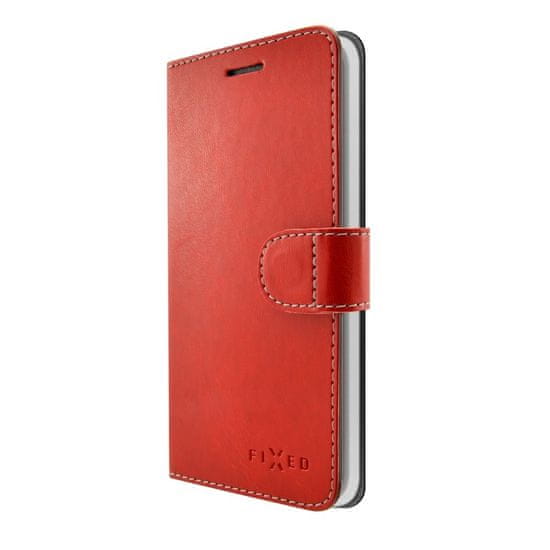 FIXED Pouzdro typu kniha Fit pro Huawei Y5 (2017)/ Y6 (2017), červené - použité