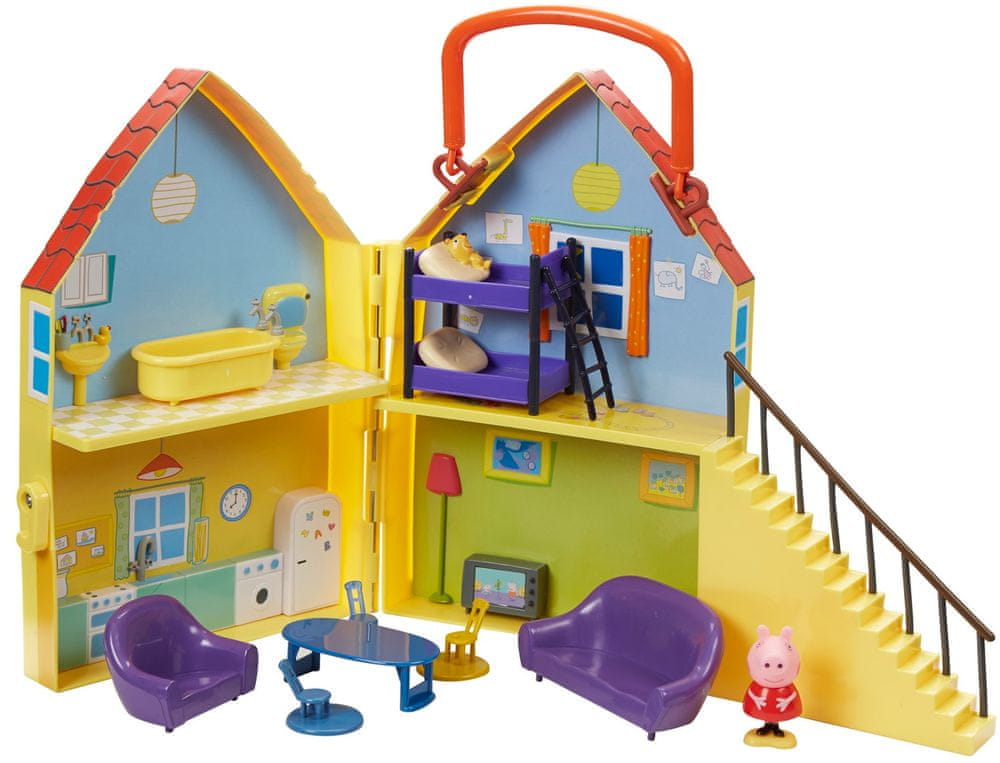 TM Toys Peppa Pig - domeček s figurkou a příslušenstvím - rozbaleno