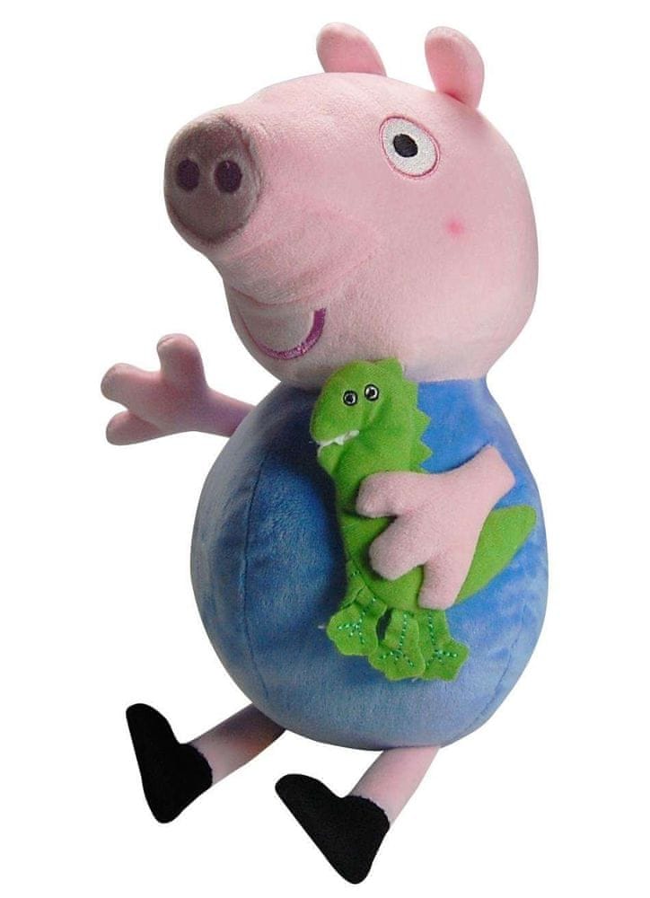 TM Toys Peppa Pig - plyšový George s kamarádem 35,5 cm