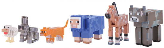 TM Toys Minecraft - Tame animal pack set sběratelských figurek