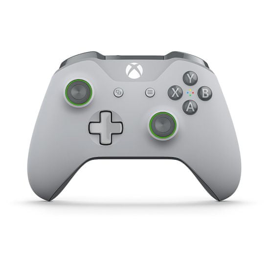 Microsoft Xbox One S Gamepad šedý/zelený