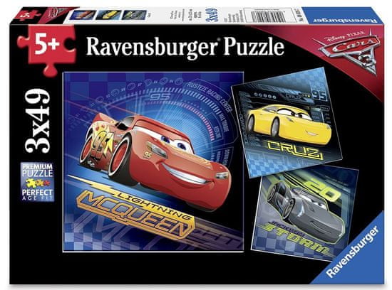 Ravensburger Disney Auta 3 II 3x49 dílků