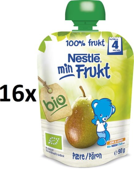 Nestlé BIO kapsička Hruška 16x90g exp. 11/2019