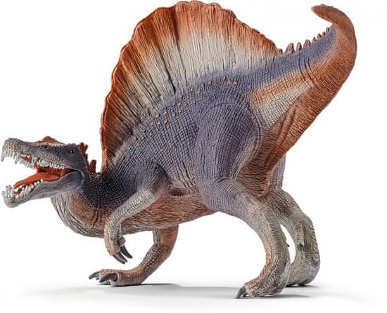 Schleich Prehistorické zvířátko - Spinosaurus fialový s pohyblivou čelistí 14542
